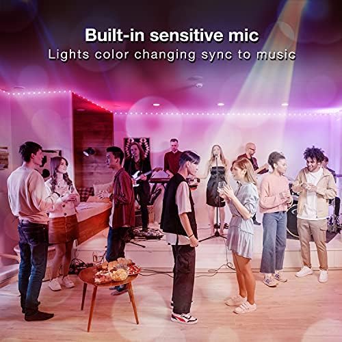 DAYBETTER 200ft Smart LED Strip Lights with App Control