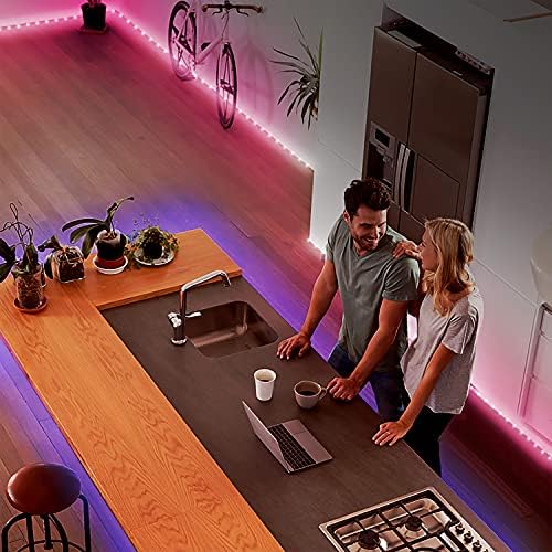 DAYBETTER 200ft Smart LED Strip Lights with App Control